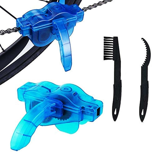 Bicycle Scrubber Bike Chain Cleaner Brush Tool Motorcycle Bicycle